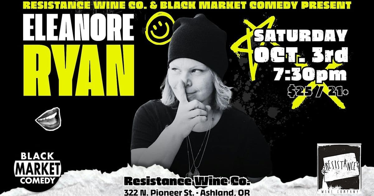 Fall Rebellion Comedy w/ Eleanore Ryan