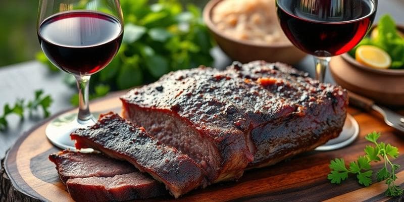 WINE & DINE – Smoked Beef Brisket