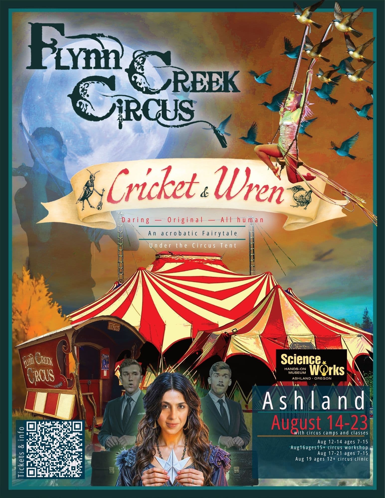 Flynn Creek Circus Presents 'The Cricket and the Wren'