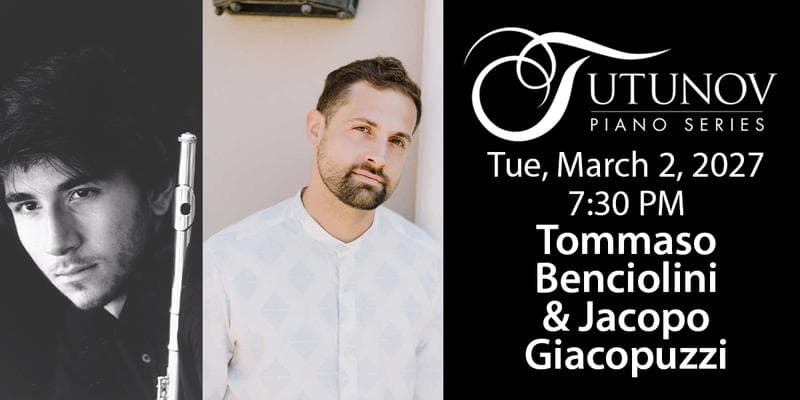 Tutunov Piano Series: Tommaso Benciolini & Jacopo Giacopuzzi