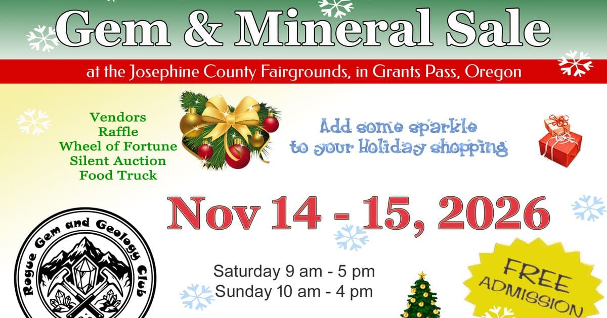Rogue Gem & Geology Club – Gem & Mineral Sale