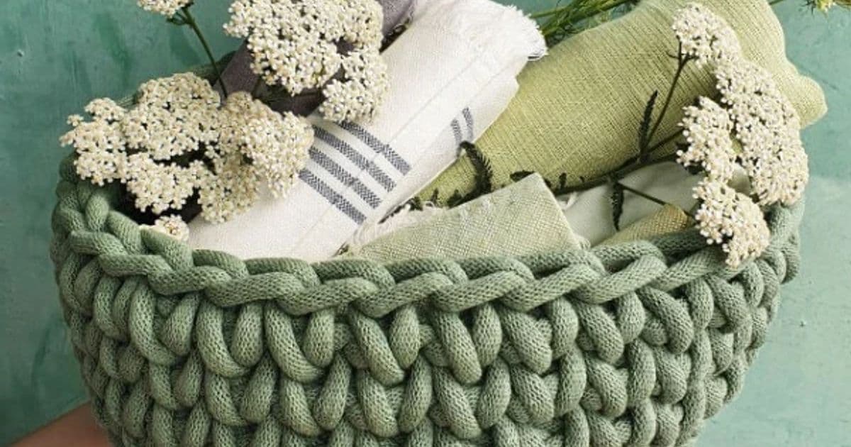 Jumbo Crochet Basket