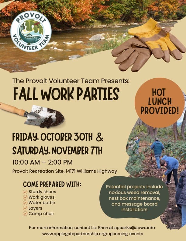 Provolt Recreation Site Work Parties