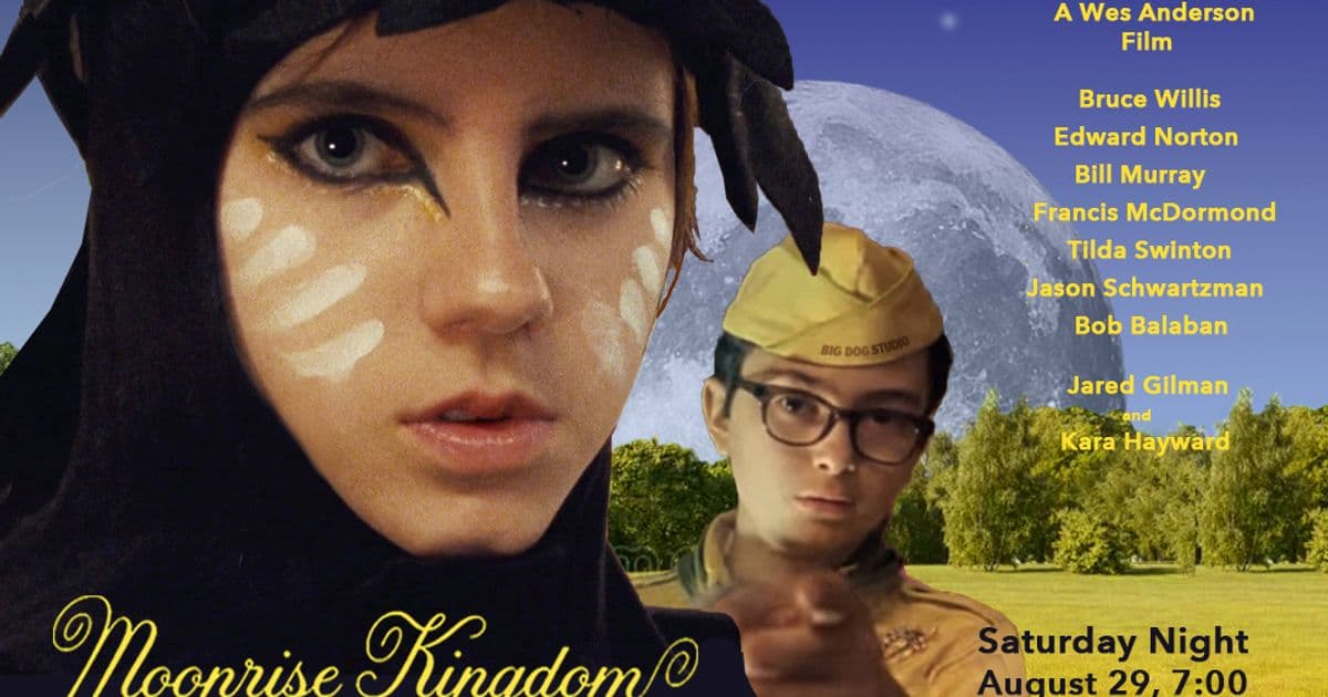 Movie Night at Big Dog Studio: Moonrise Kingdom