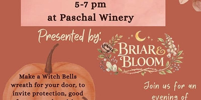 Autumn Magic: Witch bell wreath & decoupage pumpkin class