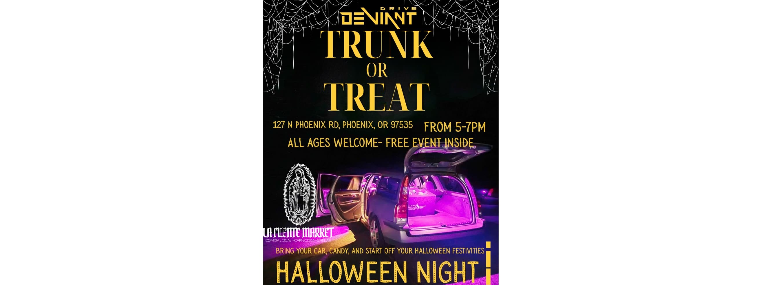 Drive Deviant Trunk or Treat
