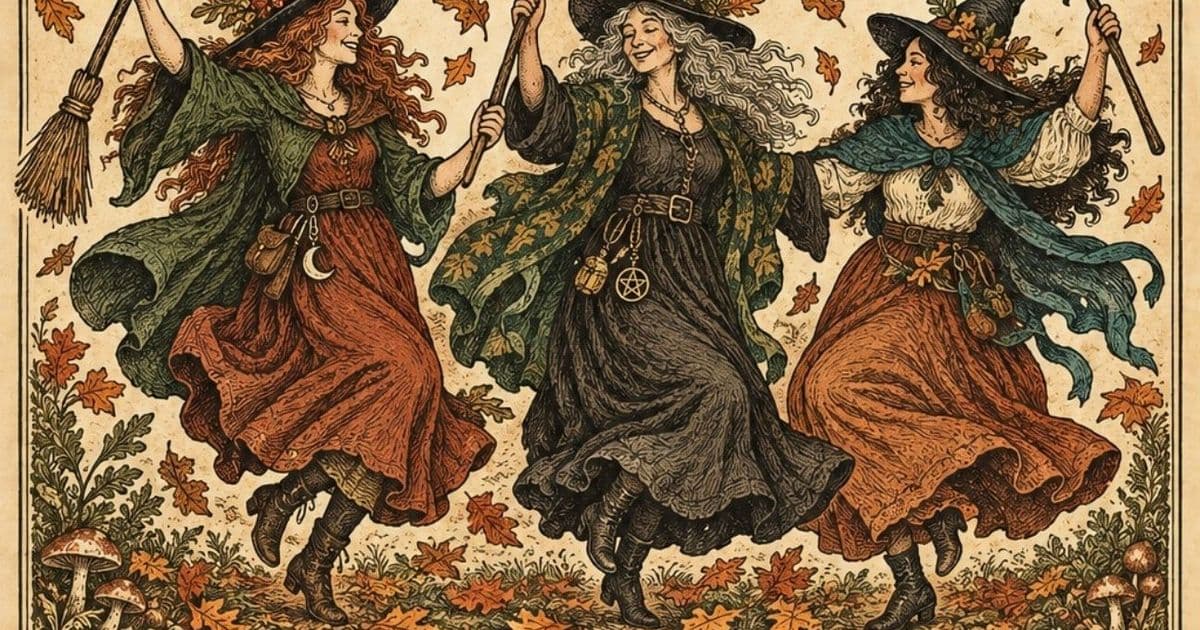 October Witch Dance practice in Lithia Park